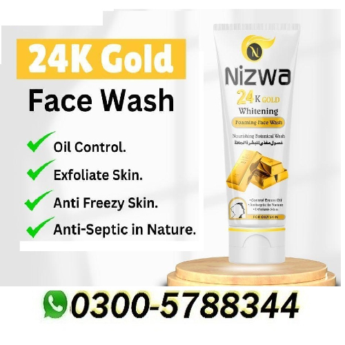  Nizwa 24 K Gold Face Wash in Pakistan