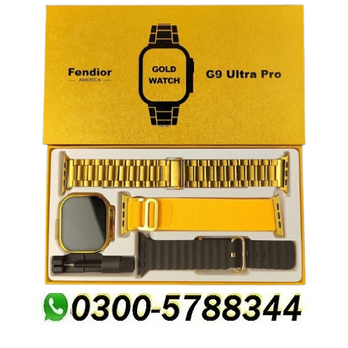 G9 Ultra Pro Smartwatch- Gold Edition