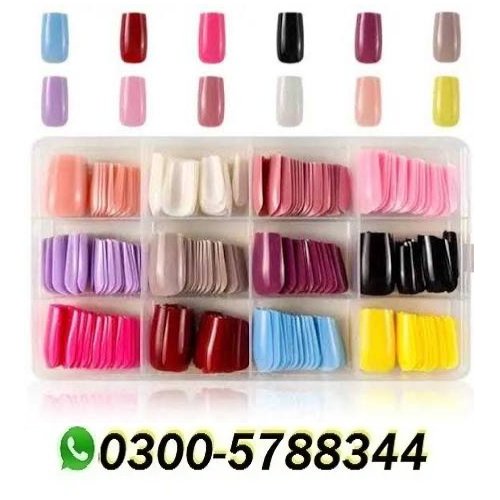 144 Pcs Colorful Nail Box
