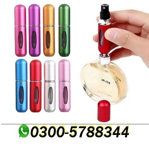 Refillable Portable Mini Perfume Atomizer Bottle, 5ml - Pack Of 3