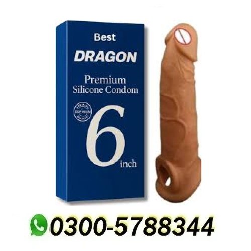 6 inch Dragon Silicon Reusable Condom