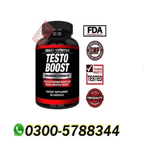 Arazo Nutrition Testosterone Booster Capsule in Pakistan | 03005788344