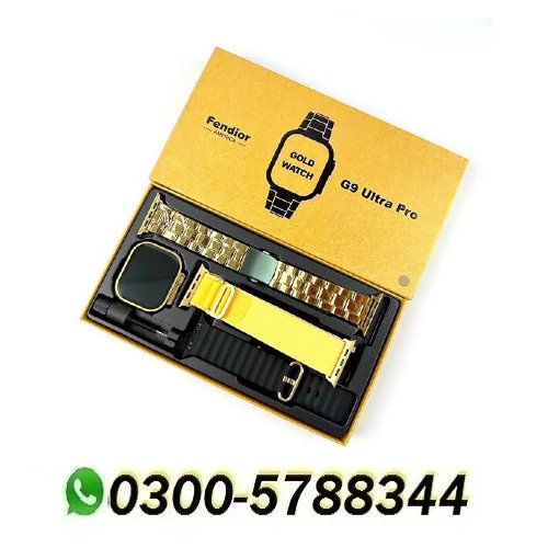 G9 Ultra Pro Smartwatch- Gold Edition