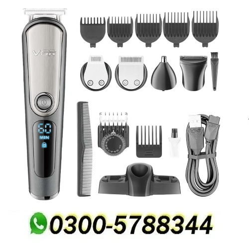 Vgr V 105 5 in 1 Multi Functional Grooming Kit for Men