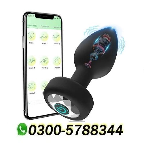 Anal Plug Vibrator with App Control 