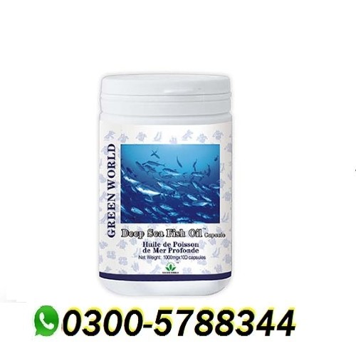 Deep Sea Fish Oil Capsules Green World in Pakistan