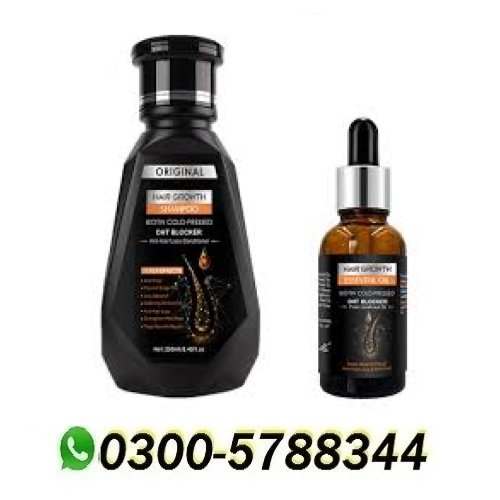 Hair Growth Shampoo + Essential Oils for Hair Growth