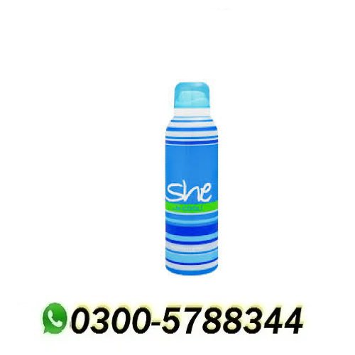 She is Cool Body Spray Deodorant for Women 200 Ml - Buy Now MartShop.pk