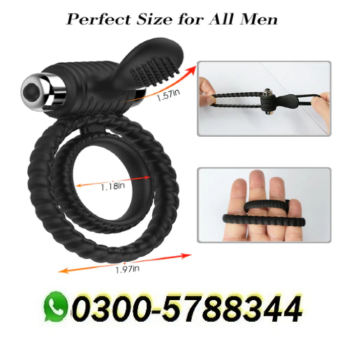 Vibrating Ring for Men ( Dual Rings )