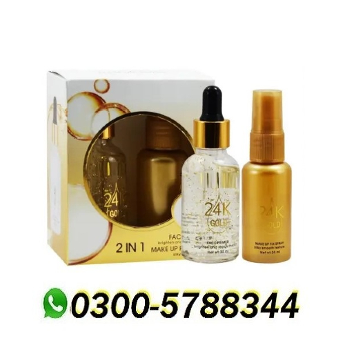 24k Gold Makeup Fix 2 in 1 in Pakistan