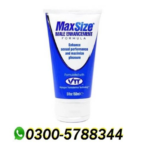 Max Size Male Enhancement Cream in Pakistan