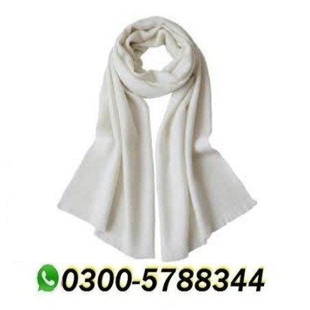 Premium Cashmere Shawl White