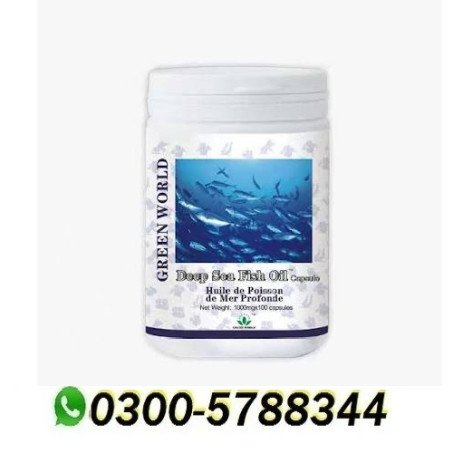 Deep Sea Fish Oil Capsules Green World in Pakistan