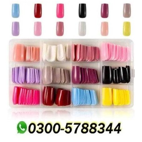 144 Pcs Colorful Nail Box