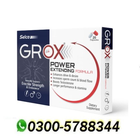 Gro-x Male Enhancement Pills in Pakistan