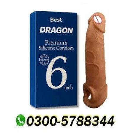 6 inch Dragon Silicon Reusable Condom