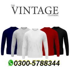 The Vintage Clothing Basic Full Sleeves T Shirts