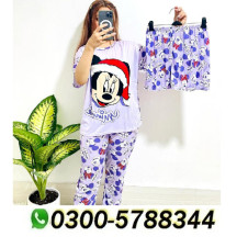 Mickey Mouse Printed Pajama Night Suit